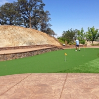 Fake Grass Ridgely, Tennessee Putting Green, Backyard Ideas