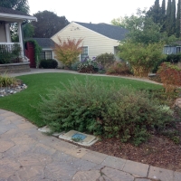 Faux Grass Tennessee Ridge, Tennessee Landscape Design, Small Front Yard Landscaping