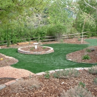 Synthetic Lawn Silerton, Tennessee Backyard Deck Ideas, Backyard Landscape Ideas