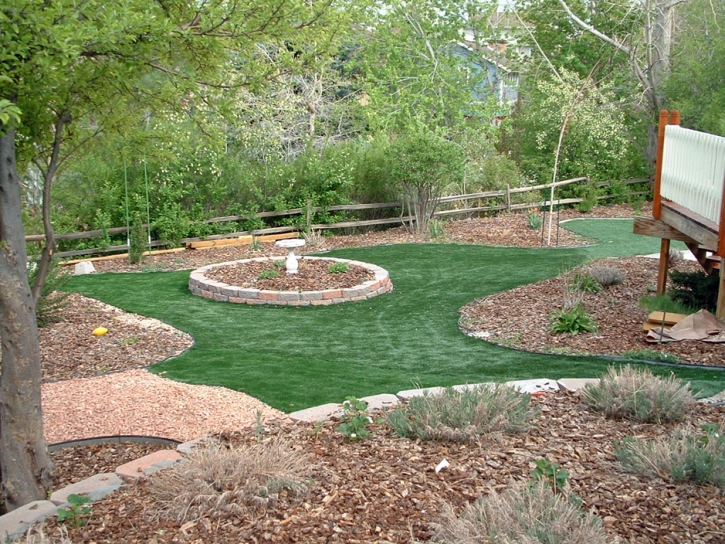 Synthetic Lawn Silerton, Tennessee Backyard Deck Ideas, Backyard Landscape Ideas